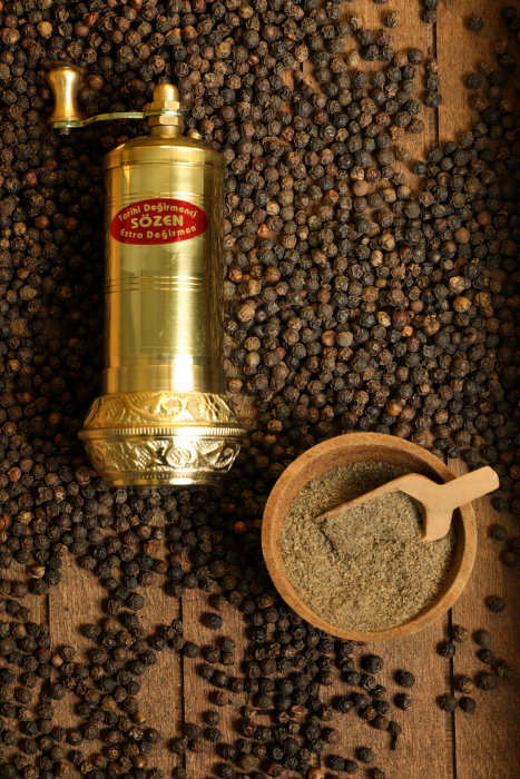 SOZEN BRASS PEPPER GRINDER MILL 11 CM / 4.50 IN - 2